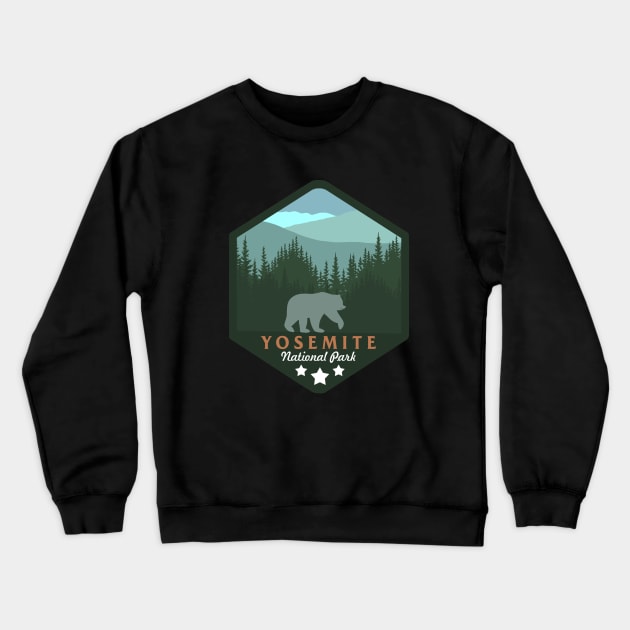 Yosemite National Park Crewneck Sweatshirt by Tonibhardwaj